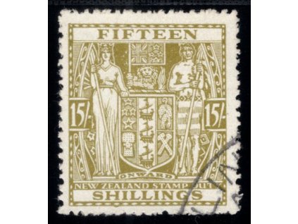 Nový Zéland Kolky 1943, Mi. S66, O 15 s
