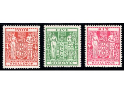 Nový Zéland Kolky 1931, Mi. S31-33, x 4-6 s