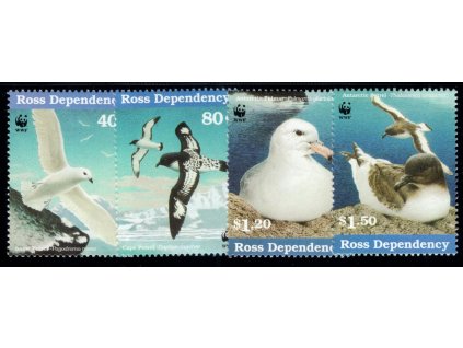 Nový Zéland - Rossova dependence 1997, Mi. 50-3, xx Ptáci WWF