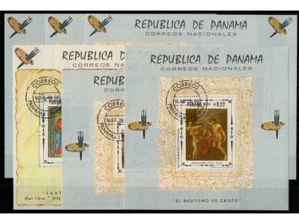 Panama 1968, Mi. Bl. 80-5 (1034-43), O Umění