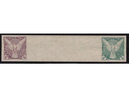 ČSR I Novinové 1918, Pof. I.M, x/xx 10 + 2 h Novinové ve vodorovném meziarší, zk. Mahr