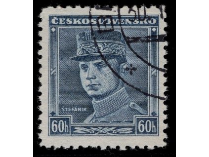 ČSR I 1939, Pof. 0351, O modrý Štefánik, datum na razítku ze dne vydání