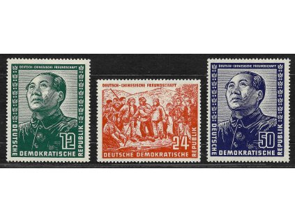 Německo - NDR 1951, Mi. 286-8, xx Německo - čínské přátelství, luxusní