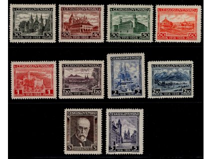 ČSR I 1928, Pof. 233-42, x Jubilejní
