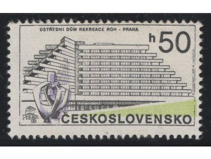 ČSR II 1988, Pof. 2853, (x) 50 h Praha - současná, bez modré HT barvy