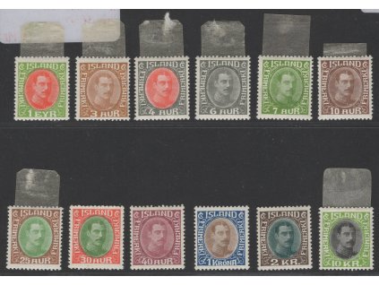 Island 1931, Mi. 156-67, x Kristián