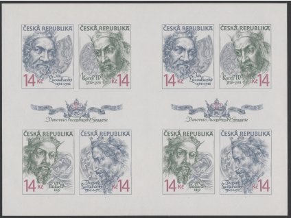 ČR 1996, Pof. TL 105-8N, xx Lucemburkové, prvotřídní rarita!