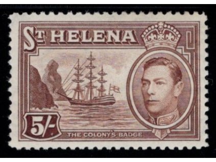 Svatá Helena 1938, Mi. 109, xx 5 s