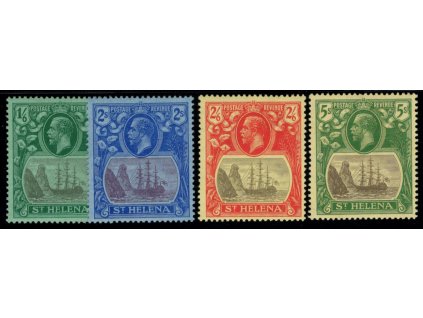 Svatá Helena 1923, Mi. 73-6, x 1,6 - 5 s, č. 74 vada - sleva!