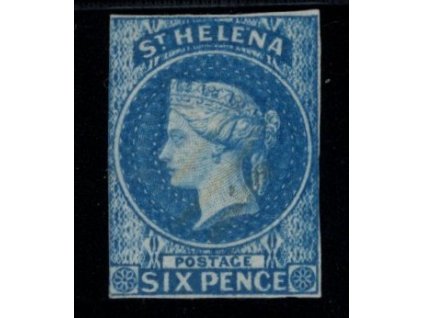 Svatá Helena 1856, Mi. 1, (x) 6 d