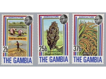 Gambie 1973, Mi. 278-80, xx Obilí