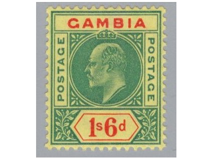 Gambie 1902, Mi. 36, x 1,6 s
