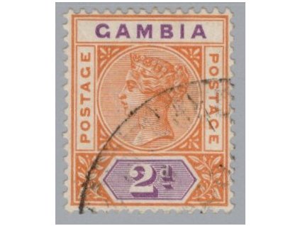 Gambie 1898, Mi. 22, O 2 d
