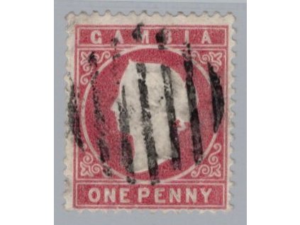 Gambie 1880, Mi. 6, O 1 d