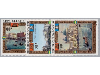 Gabon 1972, Mi. 456-8, xx Benátky