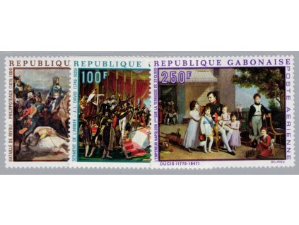 Gabon 1969, Mi. 330-2, xx Napoleon