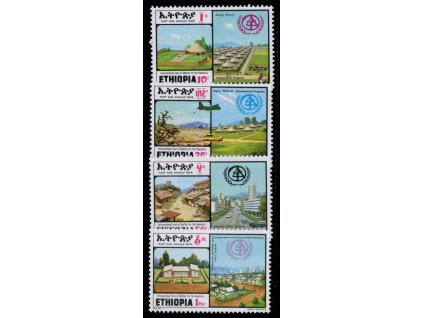 Etiopie 1988, Mi. 1281-4, xx Stavby