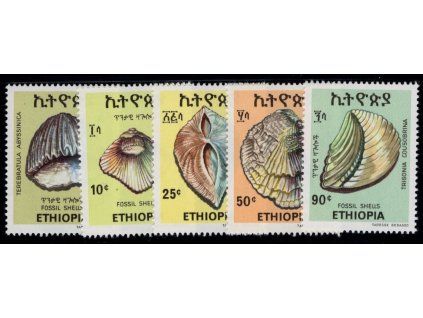 Etiopie 1977, Mi. 930-4, xx Mušle