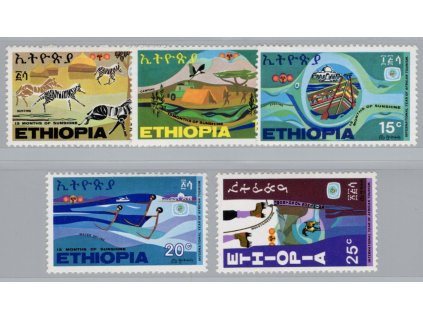Etiopie 1969, Mi. 620-4, xx Rok turismu