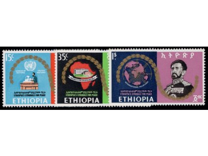 Etiopie 1968, Mi. 589-91, xx Mír