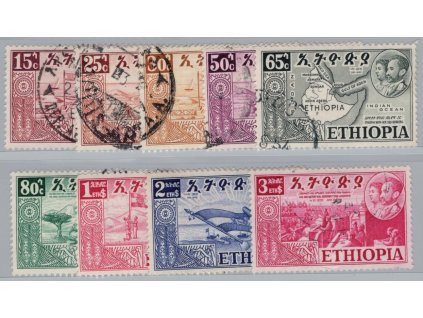 Etiopie 1952, Mi. 318-26, O Eritrea