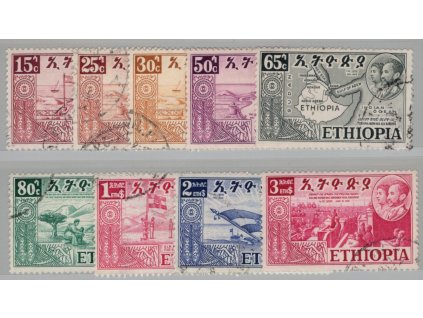 Etiopie 1952, Mi. 318-26, O Eritrea