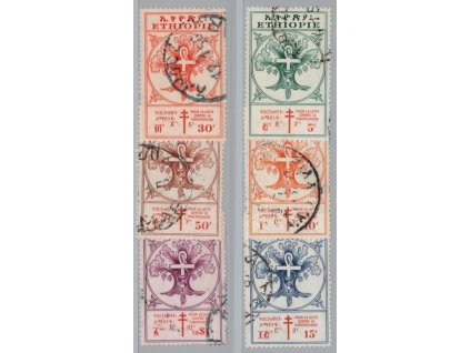 Etiopie 1951, Mi. 304-9, O TBC