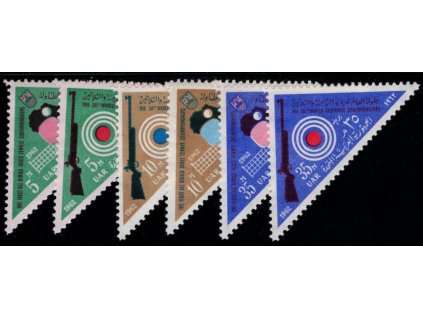 Egypt 1962, Mi. 676-81, xx Sport