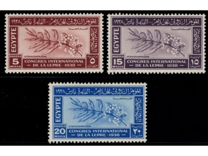 Egypt 1938, Mi. 248-50, xx Lepra