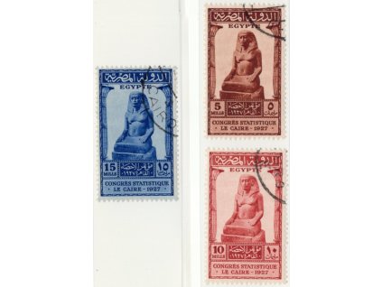 Egypt 1927, Mi. 138-40, O Kongres