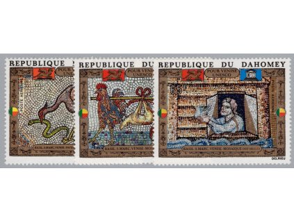 Dahomey 1972, Mi. 480-2, xx Benátky