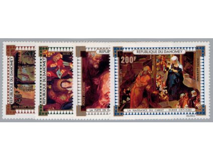 Dahomey 1971, Mi. 463-6, xx Vánoce
