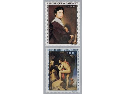 Dahomey 1967, Mi. 307-8, xx Ingres