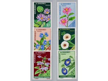 Dahomey 1967, Mi. 298-303, xx Květiny