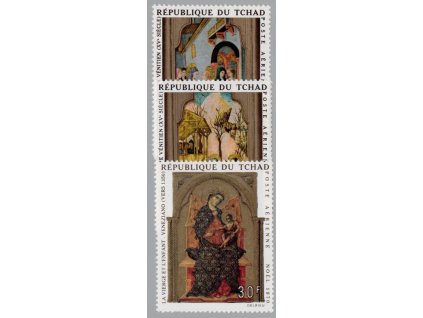 Čad 1970, Mi. 338-40, xx Vánoce