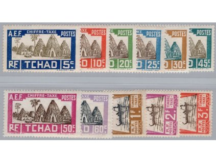 Čad Doplatní 1930, Mi. P12-22, xx