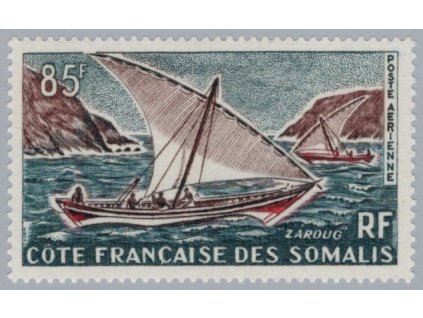 Somálsko (francouzské) 1964, Mi. 361, xx Loď