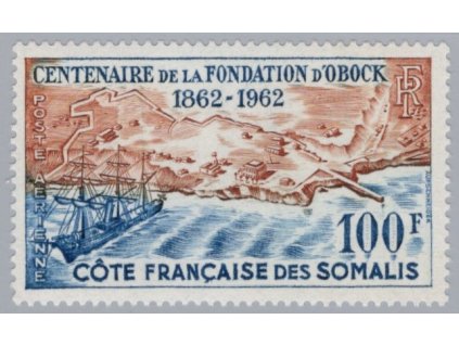 Somálsko (francouzské) 1962, Mi. 335, xx 100. výročí