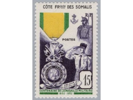 Somálsko (francouzské) 1952, Mi. 309, x Medaile