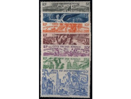 Somálsko (francouzské) 1946, Mi. 278-84, xx Vítězství