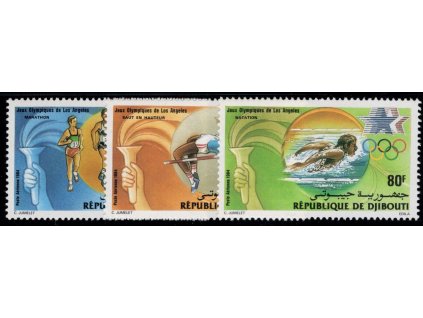Džibuti 1984, Mi. 409-11, xx Olympijské hry