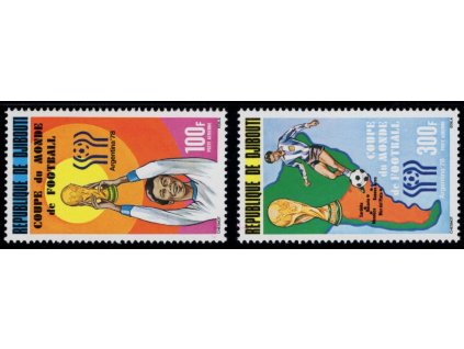 Džibuti 1978, Mi. 220-1, xx Fotbal