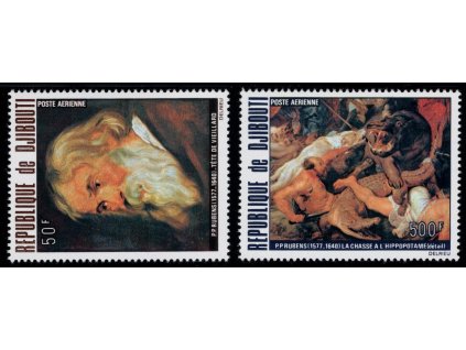 Džibuti 1978, Mi. 216-7, xx Rubens