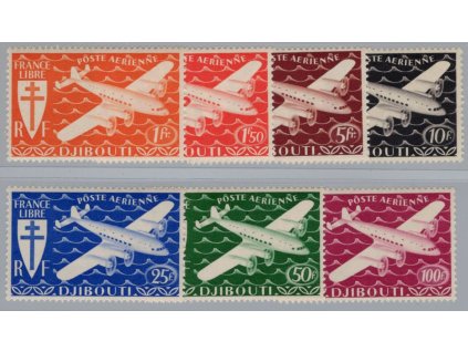 Džibuti 1941, Mi. 195-201, xx Letecké
