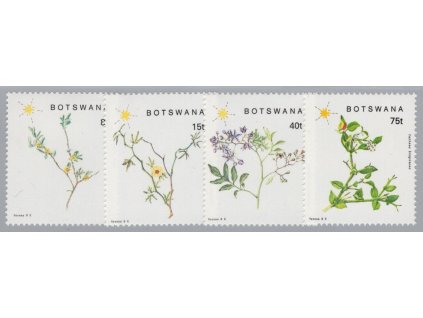 Bostwana 1988, Mi. 447-50, xx Květiny