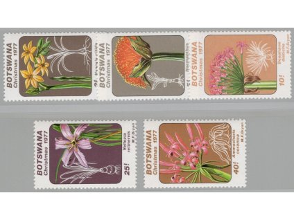 Bostwana 1977, Mi. 193-7, xx Květiny
