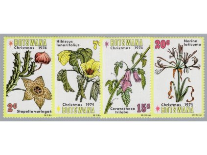 Bostwana 1974, Mi. 128-31, xx Květiny