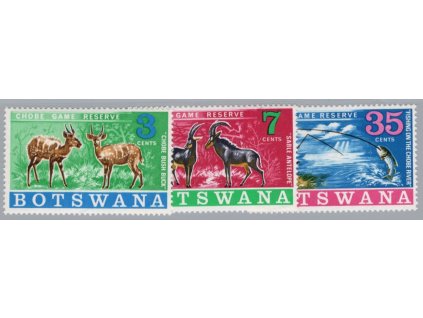 Bostwana 1967, Mi. 37-9, xx Zvířata