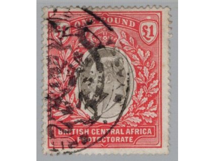 Britská střední Afrika 1903, Mi. 67, O 1 L