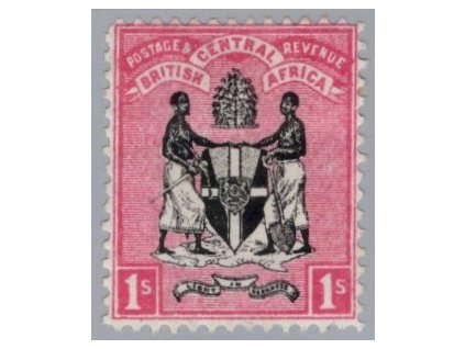Britská střední Afrika 1896, Mi. 35, x 1 s, těžší x - sleva!